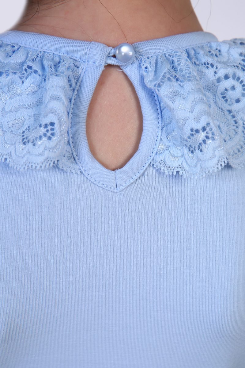 Блуза детская Вероника (светло-голубая)