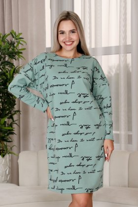 Платье трикотажное Реджина (оливковое)