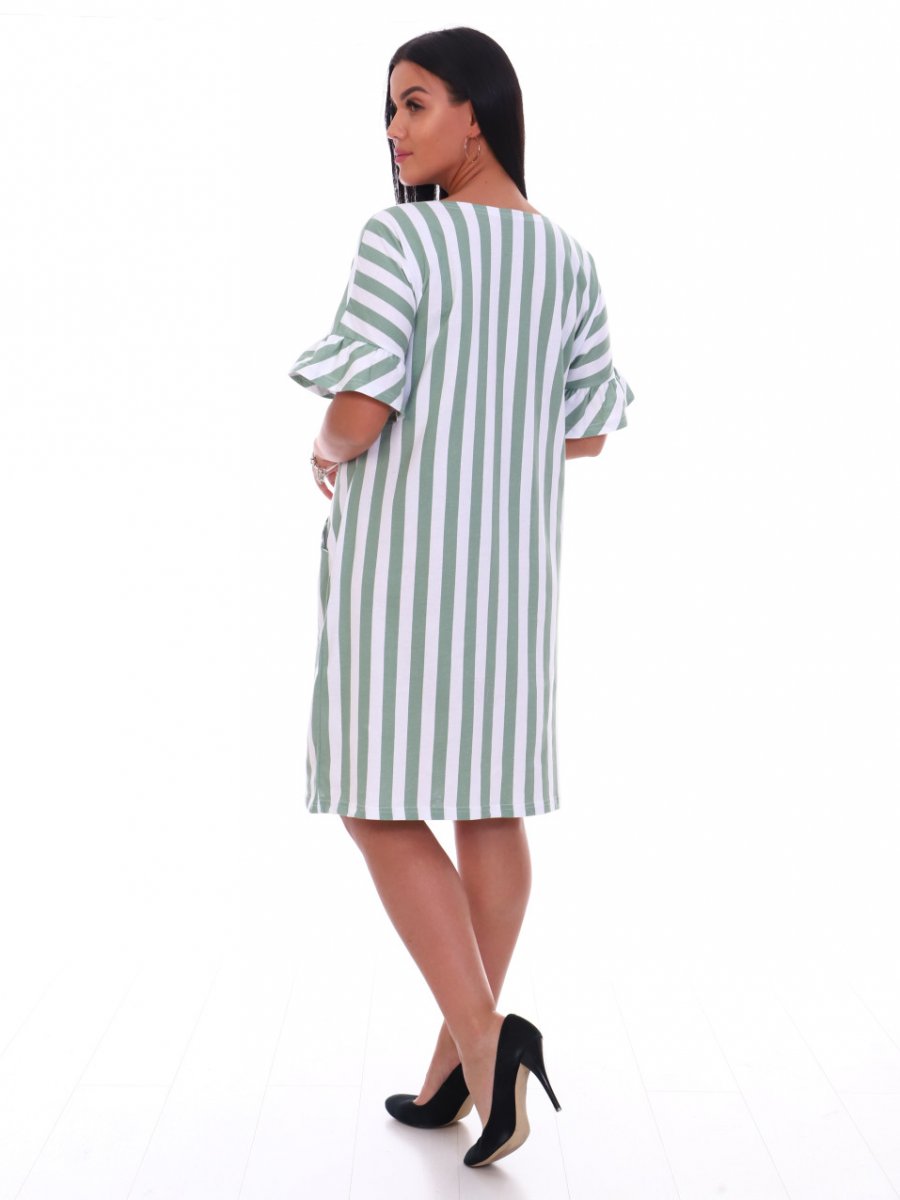Платье трикотажное Еники (зеленое)
