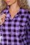 Рубашка флисовая Мериа (фиолетовая)