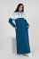 Платье трикотажное Хадижа (голубое)