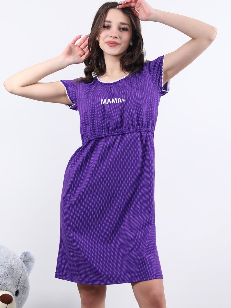 Ночная сорочка Алиша (фиолетовая)