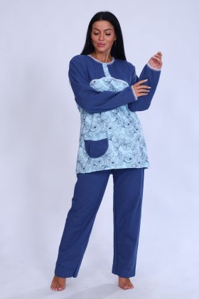 Пижама трикотажная Виталиана (голубая)