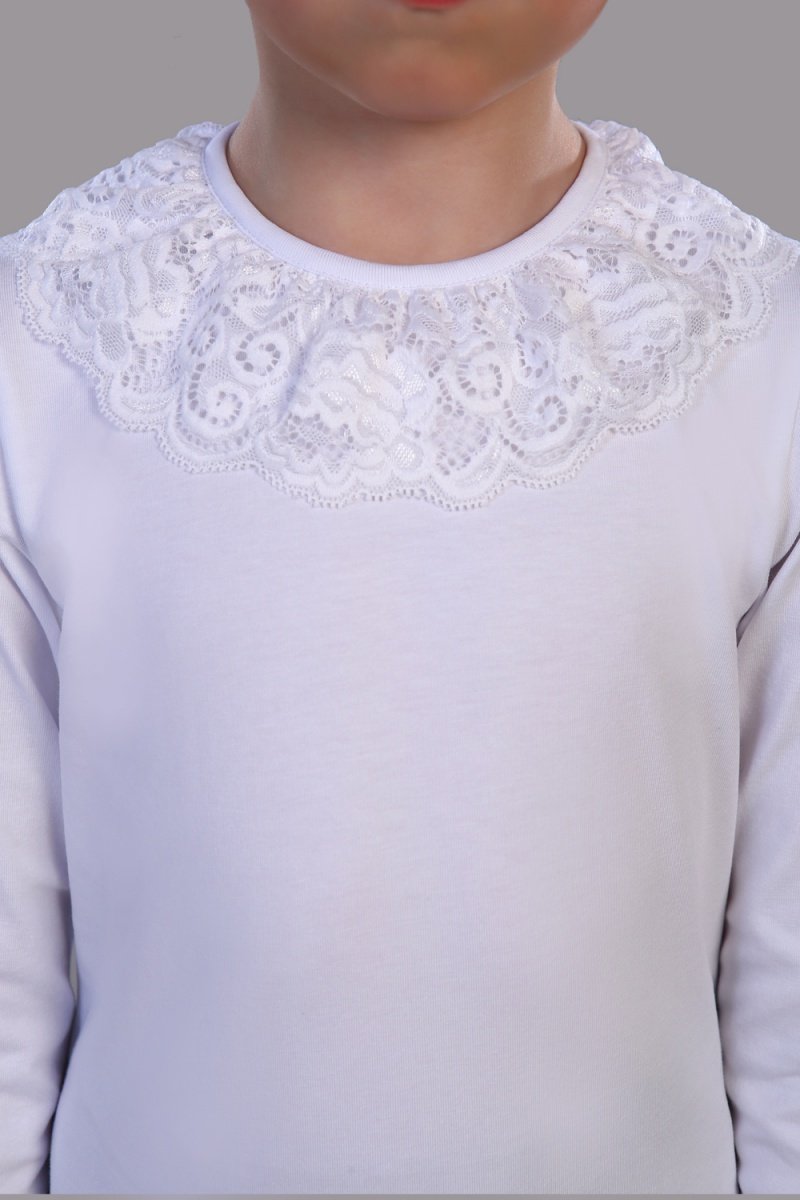 Блуза детская Вероника (белая)