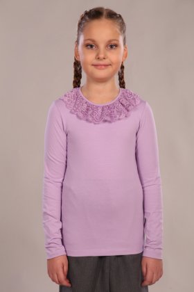 Блуза детская Вероника (светло-сиреневая)