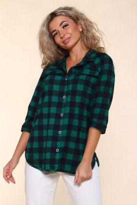 Рубашка трикотажная Рандеву (зеленая)