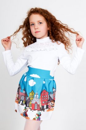 Детские брендовые юбки - виды и стиль новых коллекций