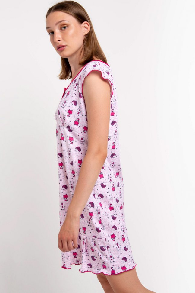 Ночная сорочка Винсентия (розовая) от Инсантрик RU