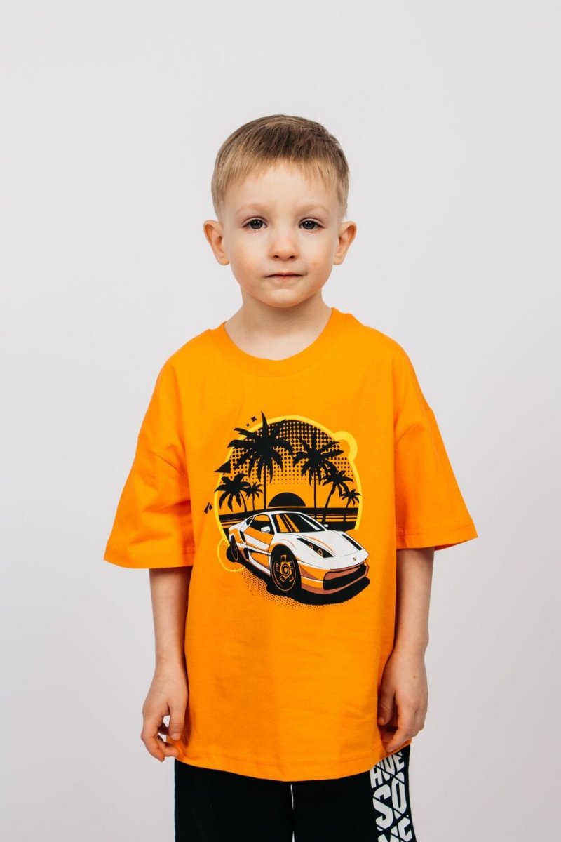 Футболка детская Майами (оранжевая)