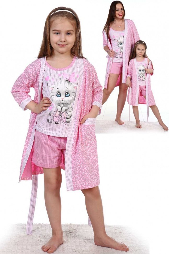Комплект детский Колосок (розовый) рр, Инсантрик, Пижамы  - купить со скидкой