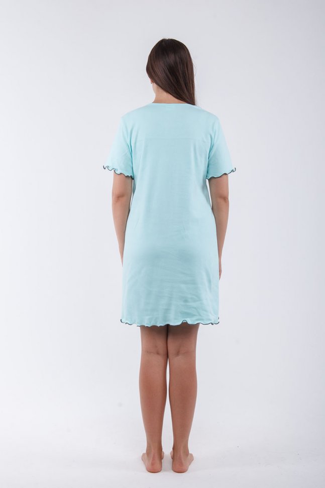 Ночная сорочка Адель (голубая) от Инсантрик RU
