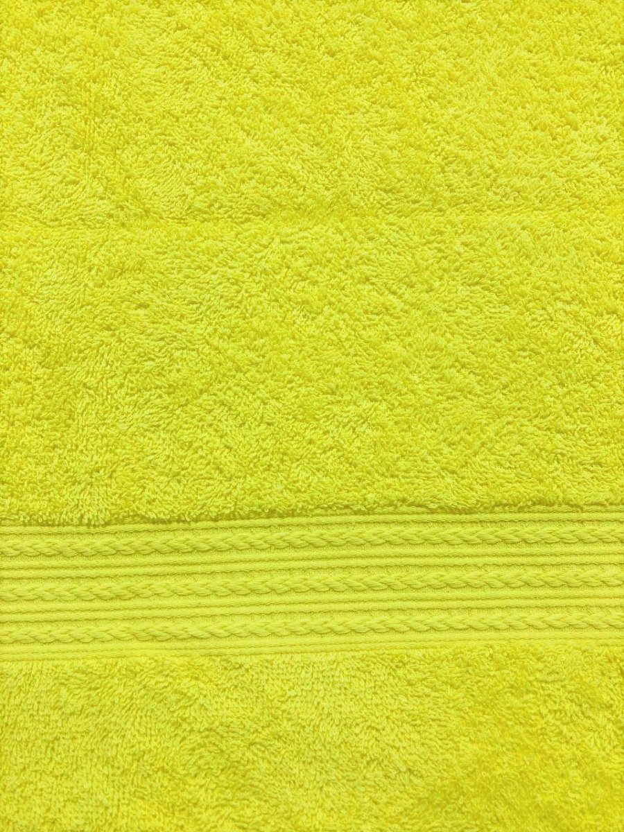 Полотенце махровое 70x140 Симфония (лимонное) зк2