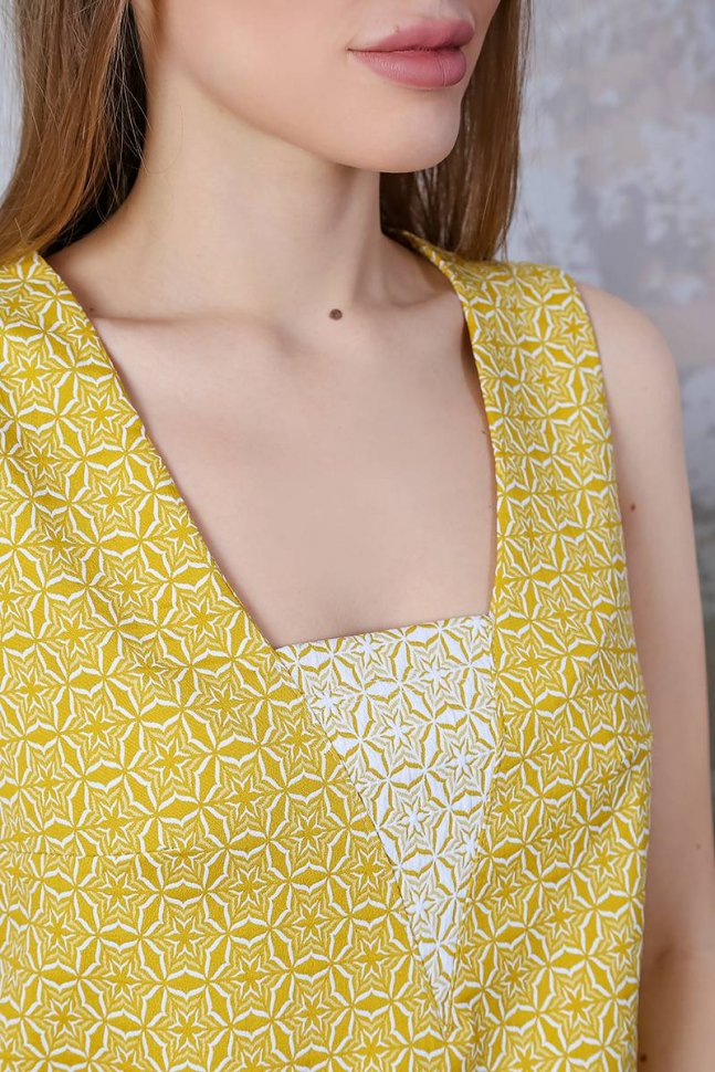 Платье трикотажное Аланис (желтое) от Инсантрик RU