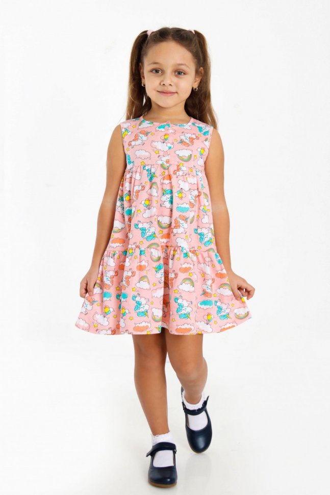 Платье детское Флорида (коралловое) от Инсантрик RU
