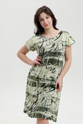 Платье трикотажное Севилия (зеленое)